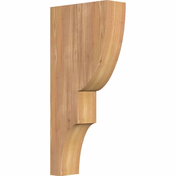 Ekena Millwork Ridgewood Smooth Corbel, Western Red Cedar, 3 1/2"W x 10"D x 22"H COR04X10X22RID00SWR - main
